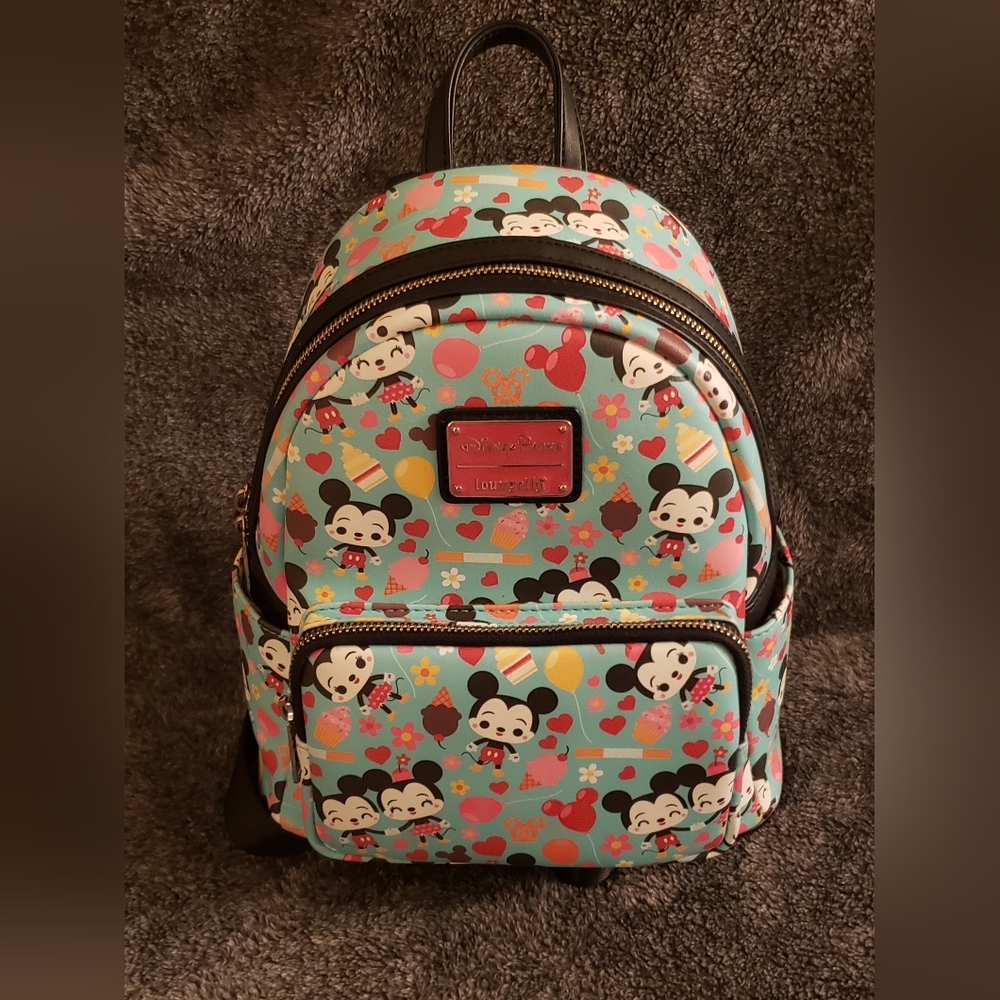 Loungefly Disney Parks Mickey & Minnie Mouse Snacks Sweets Mini